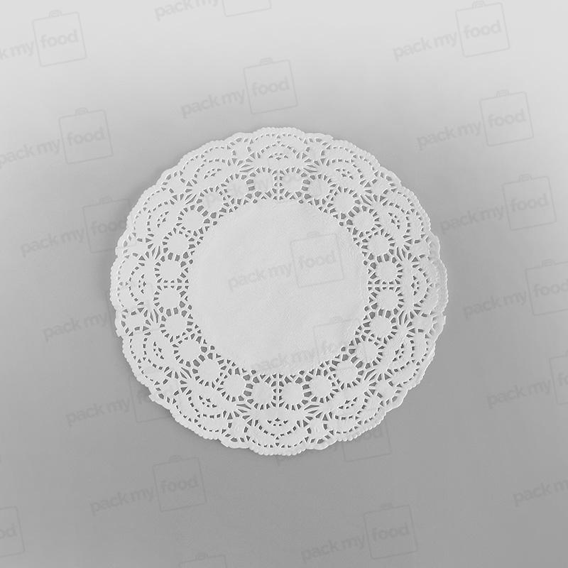 Swantex Paper Round Doily White