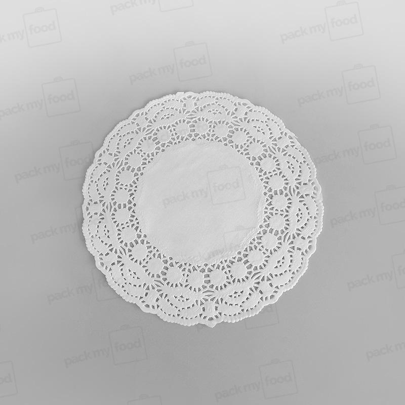 Swantex Paper Round Doily White