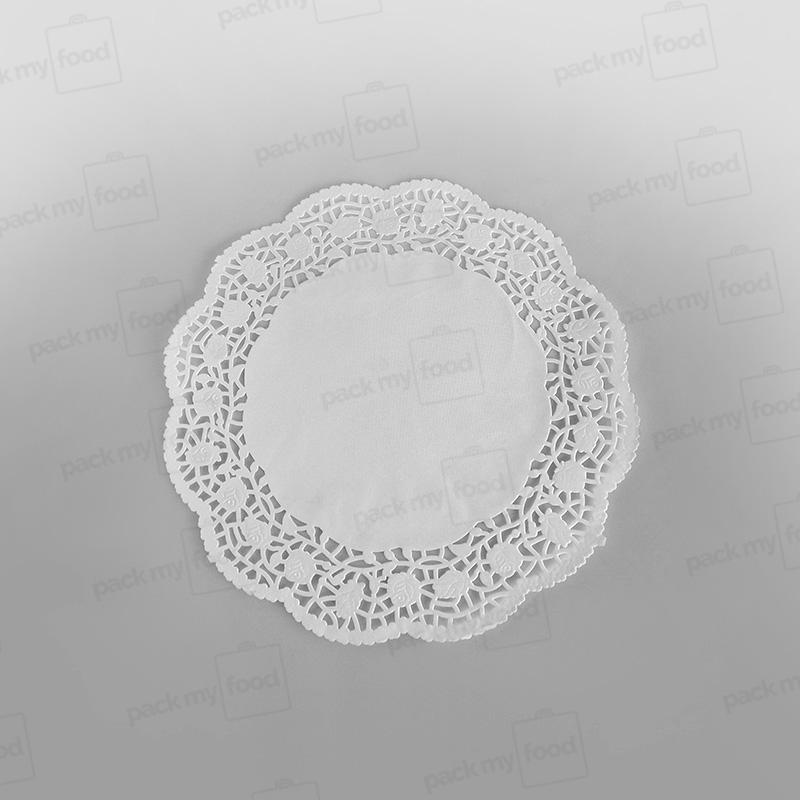 Swantex Paper Round Doily White