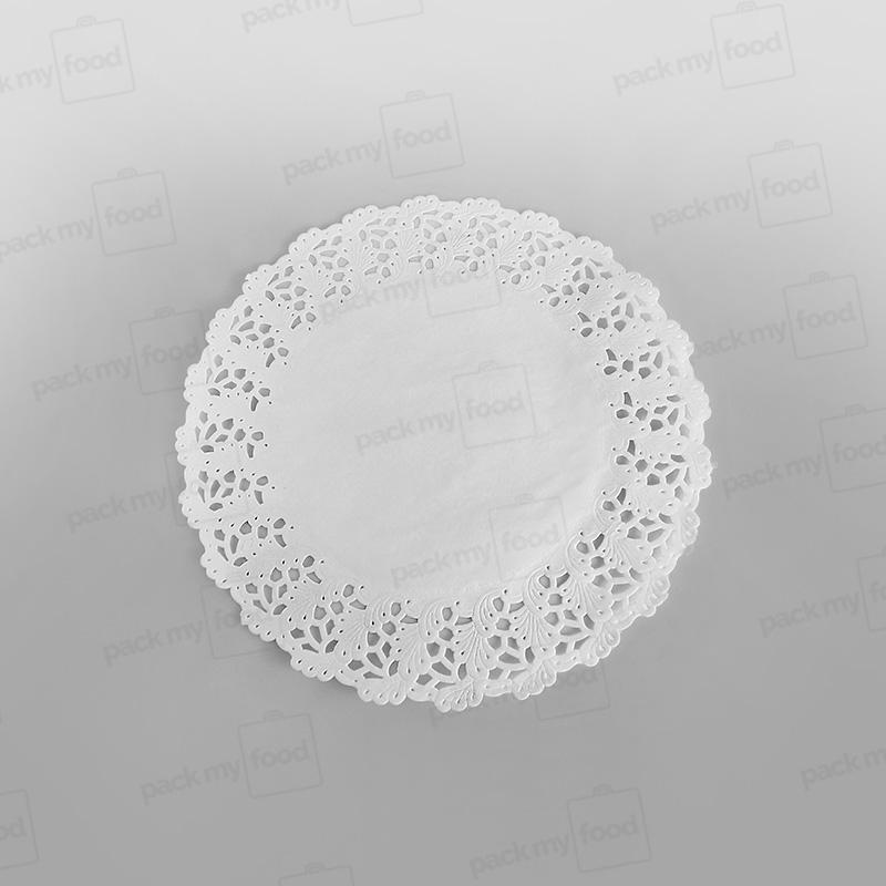 Swantex Paper Round Doily White