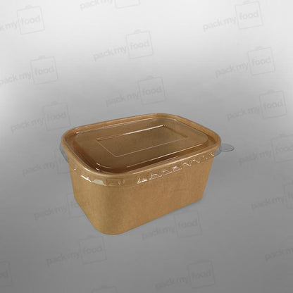 Rectangular Kraft Paper Food Container
