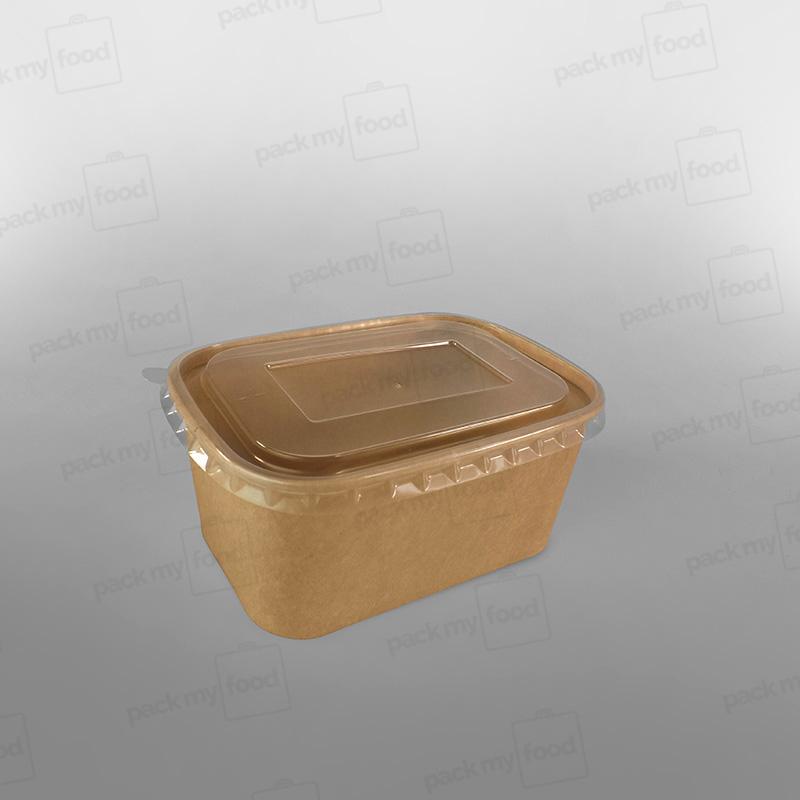 Rectangular Kraft Paper Food Container