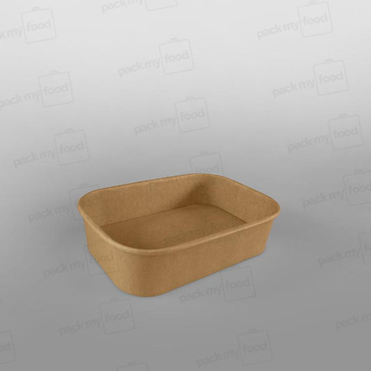 Rectangular Kraft Paper Food Container