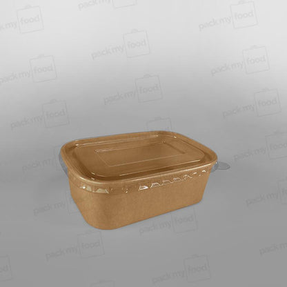 Rectangular Kraft Paper Food Container