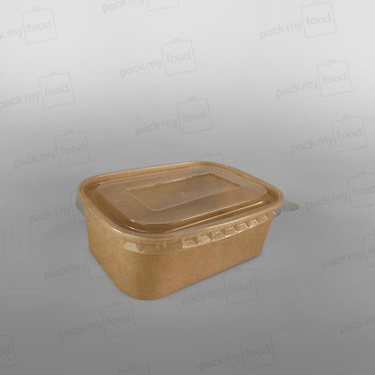 Rectangular Kraft Paper Food Container
