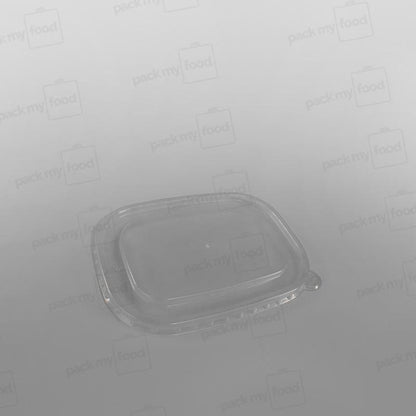 PET Lids For Rectangular Kraft Food Container [500/650/750/1000ml]