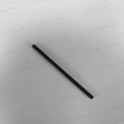 Black Straight Paper Straws [140x6mm]