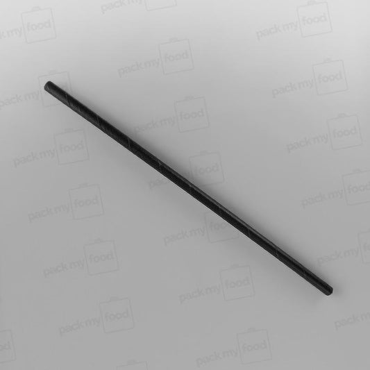 Black Paper Straws [200 x 6mm]