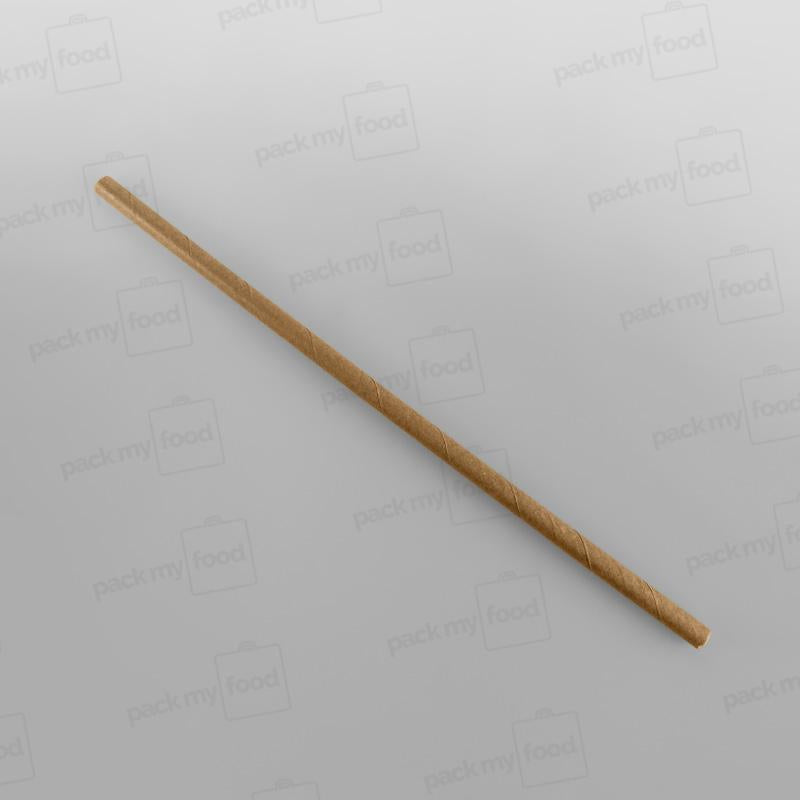 Kraft Paper Straws [200 x 6mm]