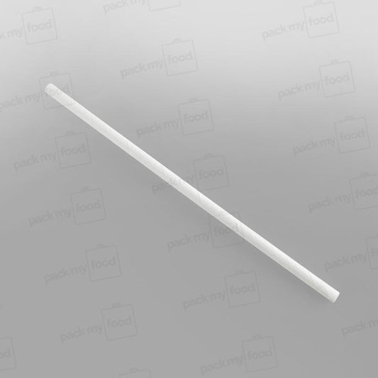 White Paper Straws [200 x 6mm]