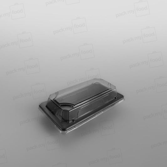 Black Sushi Container Base & Lids