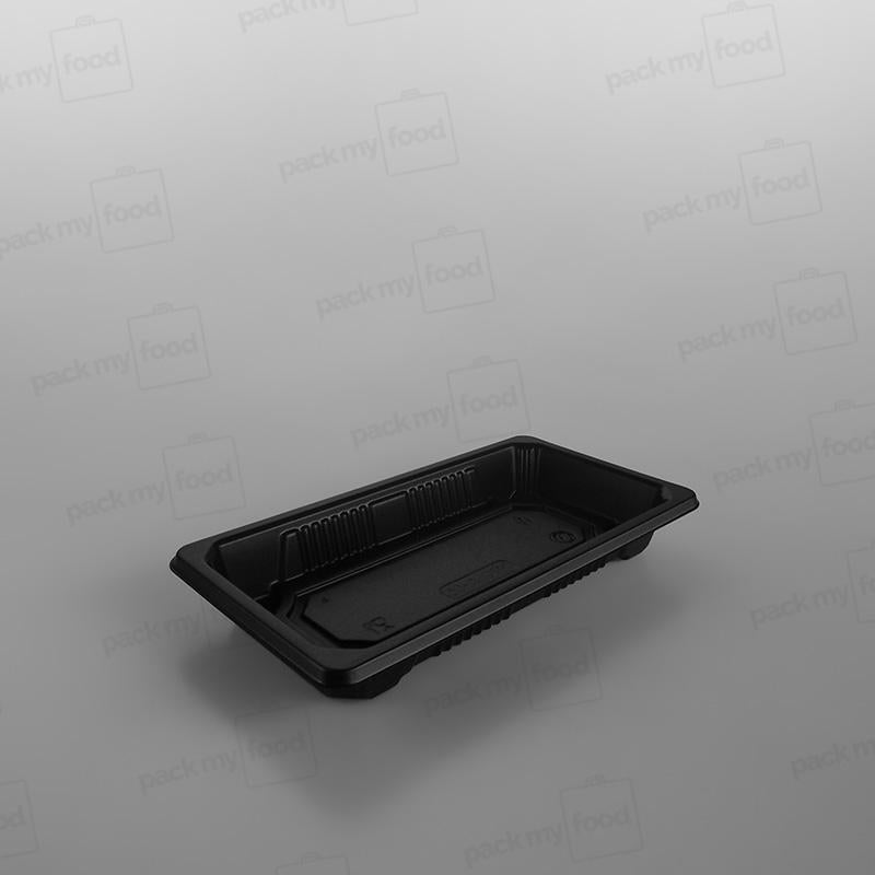 Black Sushi Container Base & Lids