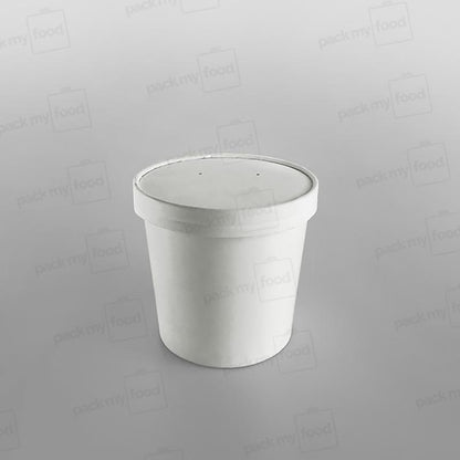 Go-Pak White Paper Soup Container