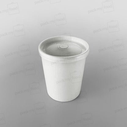 Go-Pak White Paper Soup Container