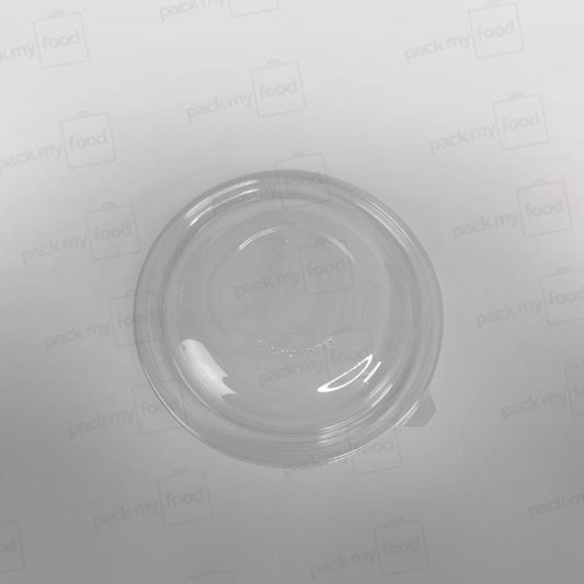 rPET Domed Lid For Sabert Clear Round Salad Bowl