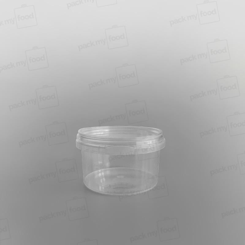Tamper-proof Clear Round Containers & Lids