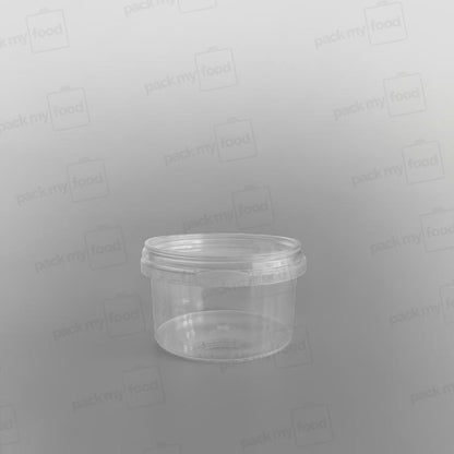 Tamper-proof Clear Round Containers & Lids
