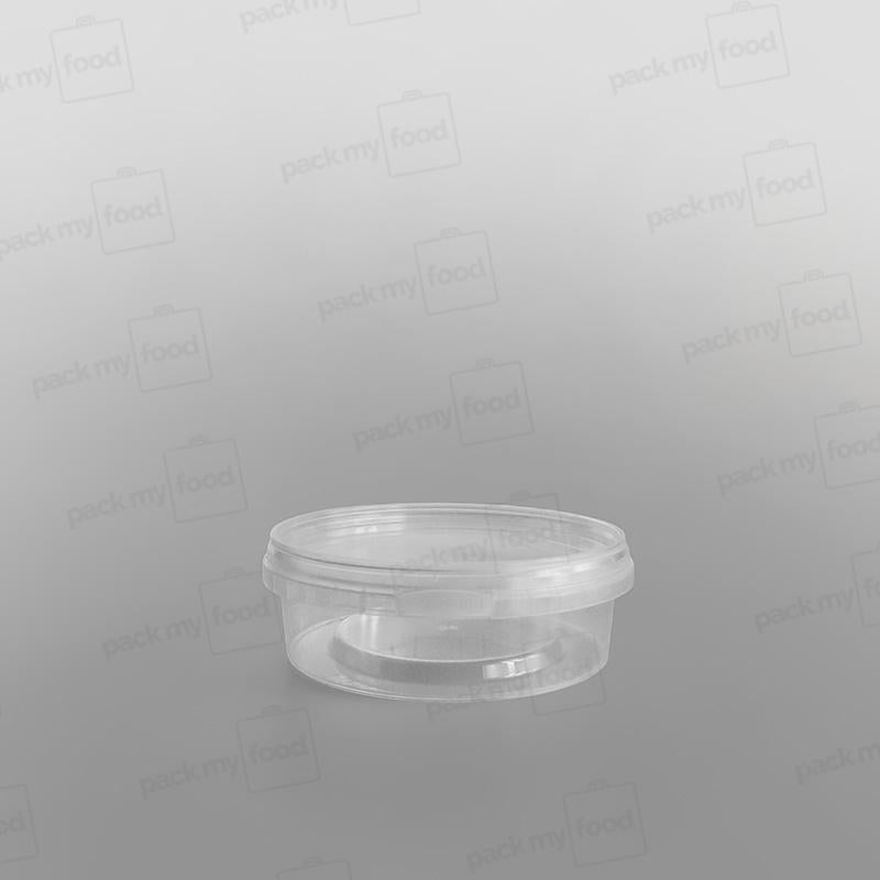Tamper-proof Clear Round Containers & Lids