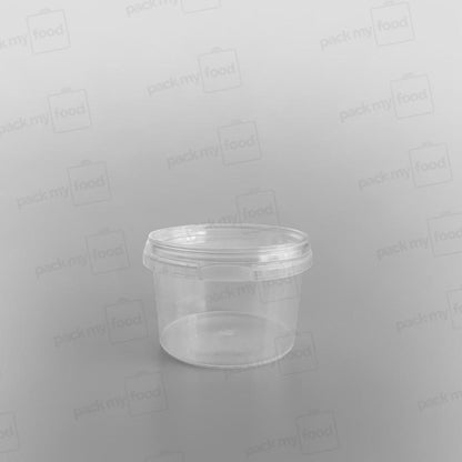 Tamper-proof Clear Round Containers & Lids