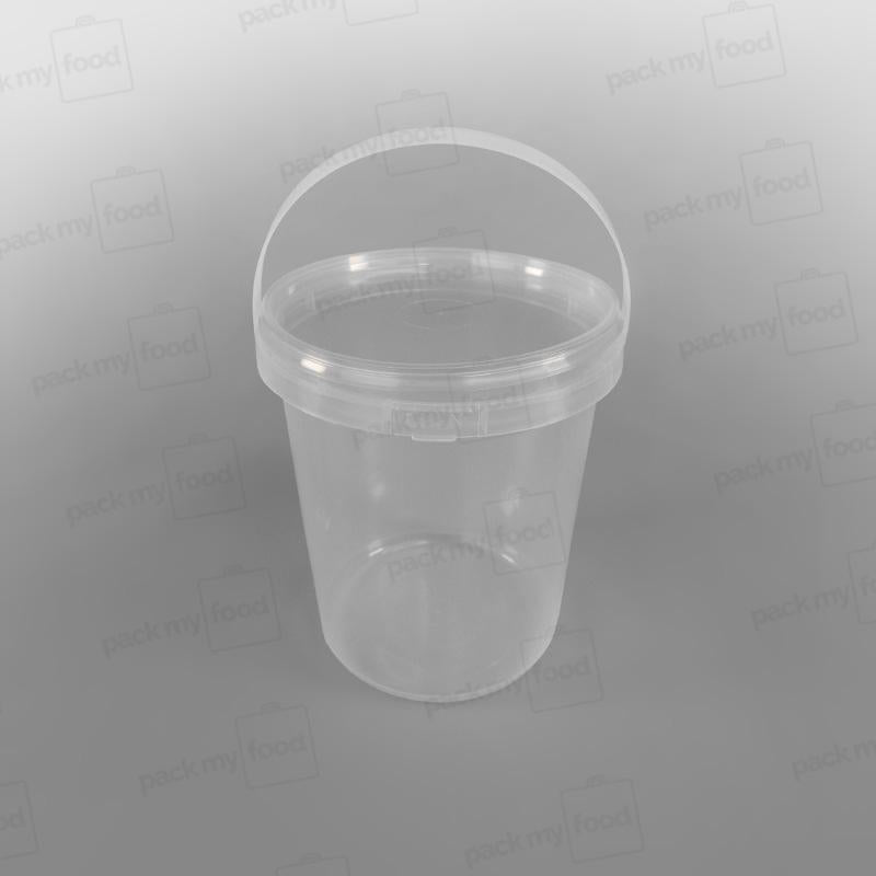 Tamper-proof Clear Round Containers & Lids