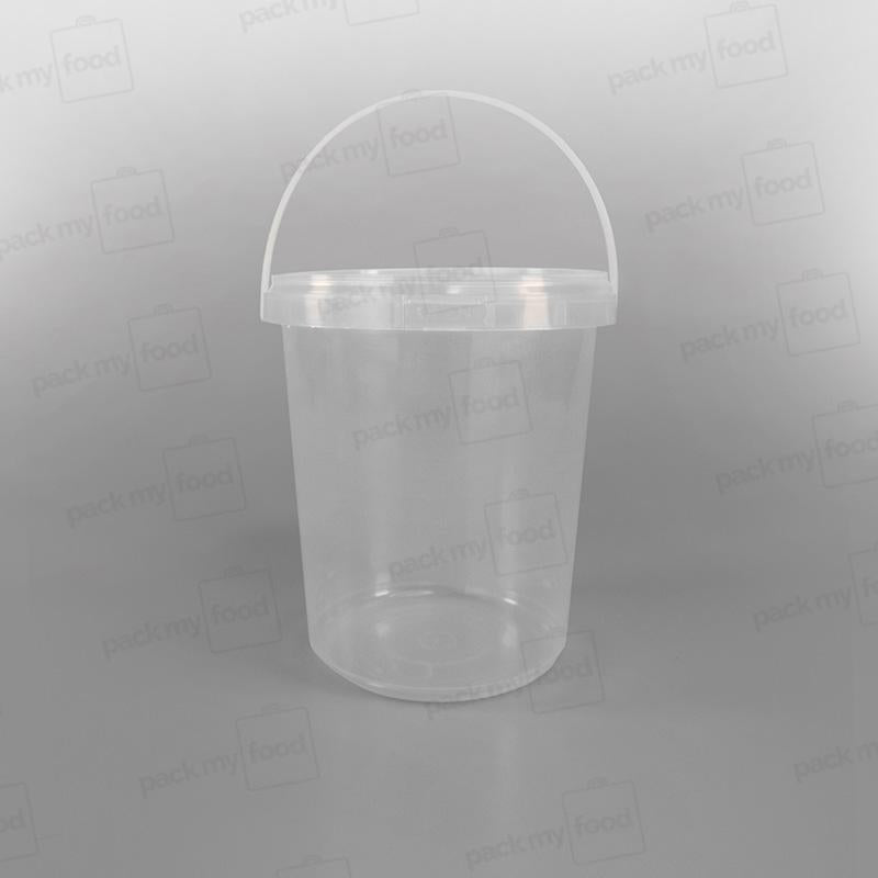 Tamper-proof Clear Round Containers & Lids