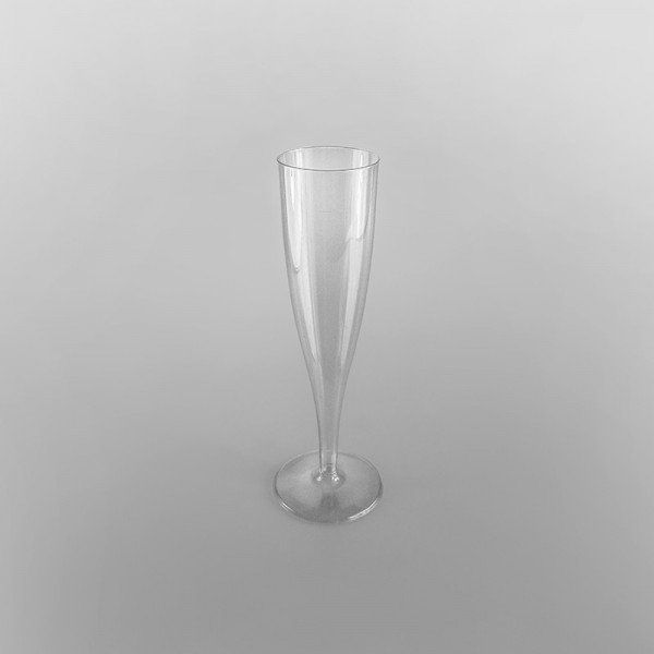 Clear Disposable Champagne Tulips [184ml]