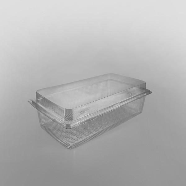 GPI Traitipack Clear Hinged XXL Rectangular Bakery Container [5300cc]