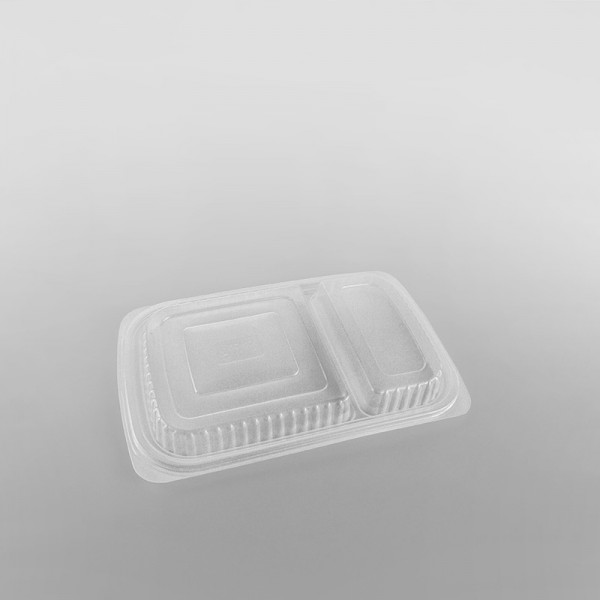 Somoplast Lid For Black 2 Compartment Microwavable Take Away Container [75%/25% Split] 