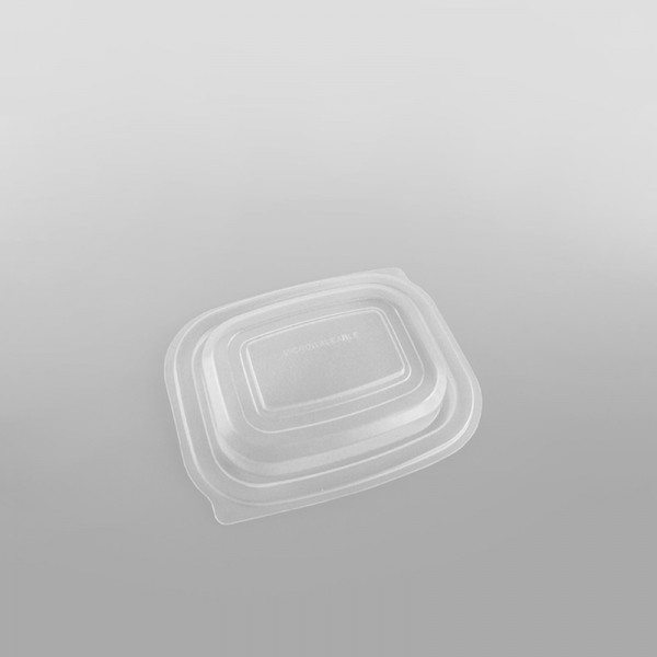 Somoplast Clear Microwave Lid For Small Black Microwave Take Away Container