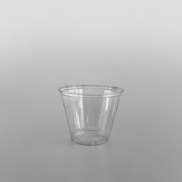 Solo Squat Plastic Clear Cup [9oz] 
