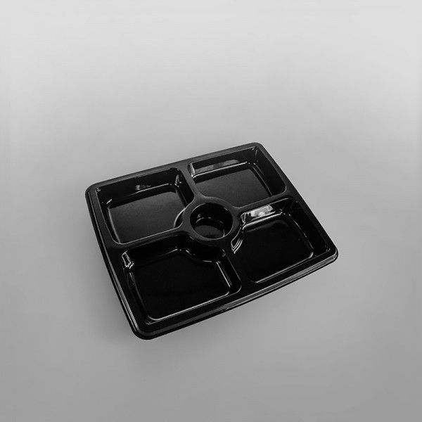 Sabert 5 Compartment Plastic Platter Base
