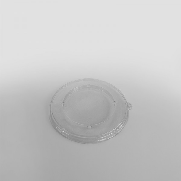 Sabert Flat RPET LID For To Fit Wide Round Pulp Bowls [750ml, 1000ml, 1500ml]
