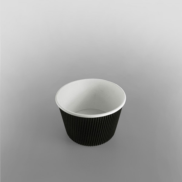Black Ripple Soup Containers