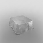 GPI Actipack Clear Square Gateaux Domed Lid [7.5 x 7.5 x 3inch]
