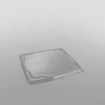 Sabert 5 Compartment Plastic Platter Lid