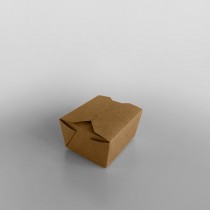 Paper Food Box Brown