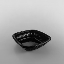 Somoplast Square Black Microwave Take Away Container