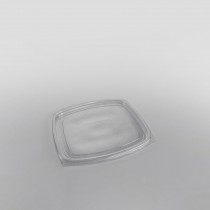 Somoplast Clear Flat Lids for Rectangular Salad Container