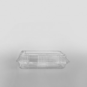 Somoplast Clear Hinged Bakery Rectangular Container