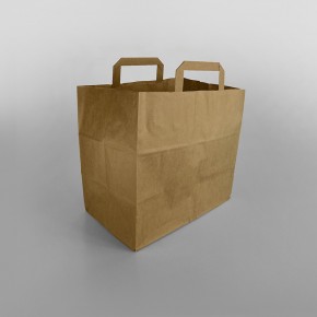 Brown Paper Carrier Bag Extra Wide