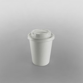 White Single Wall Paper Cup Hot