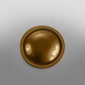 Plastic Gold Domed Presentation Plates [290 x 290 x 35 inner]